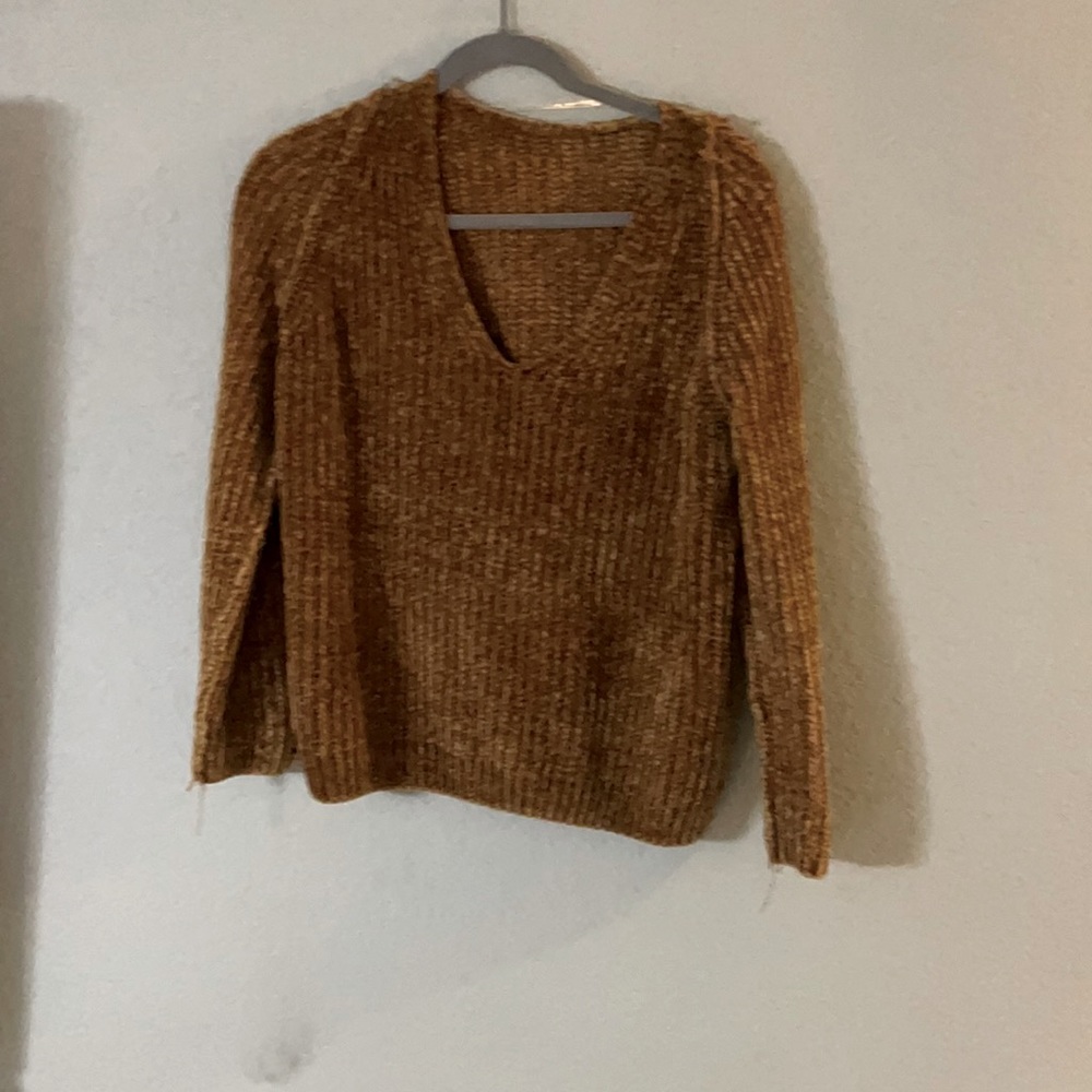 Burnt orange sweater